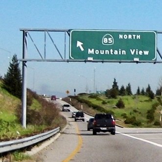 CLICK to go LEFT to Highway 85 North from Highway 17 North