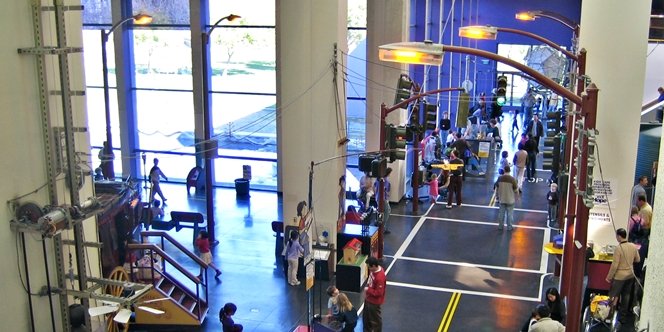 CLICK to continue: Birds-eye view inside the Children's Discovery Museum
