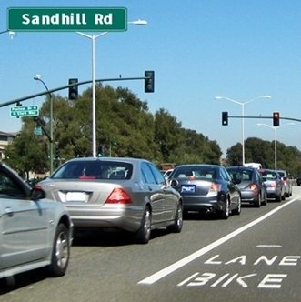 CLICK to continue on Sandhill Road at Pasteur Drive